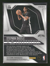 2024-25 Panini Prizm Prizms Wave Stephon Castle #234