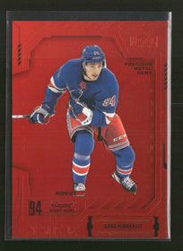 2025-26 SkyBox Metal Universe Precious Metal Gems Red Gabe Perreault #/100 #127