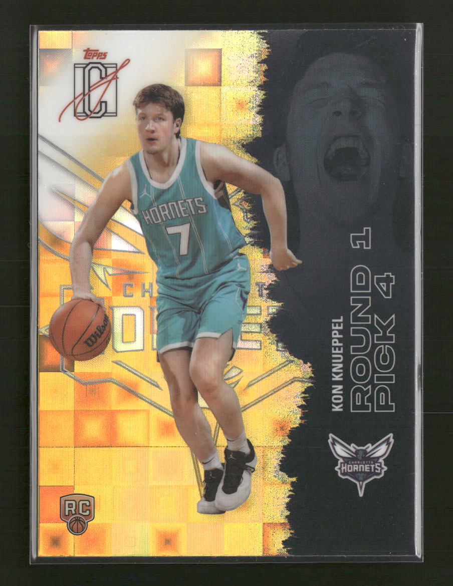 2025-26 Topps Signature Class Yellow Pandora Kon Knueppel Rookie #103