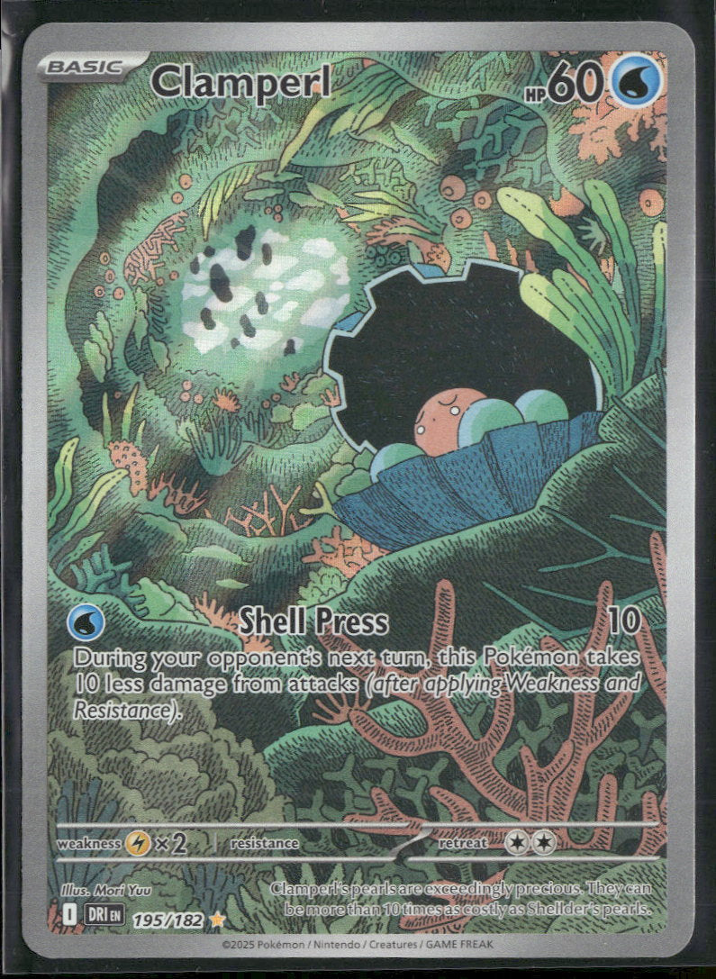 SV10: Destined Rivals Clamperl #195/182