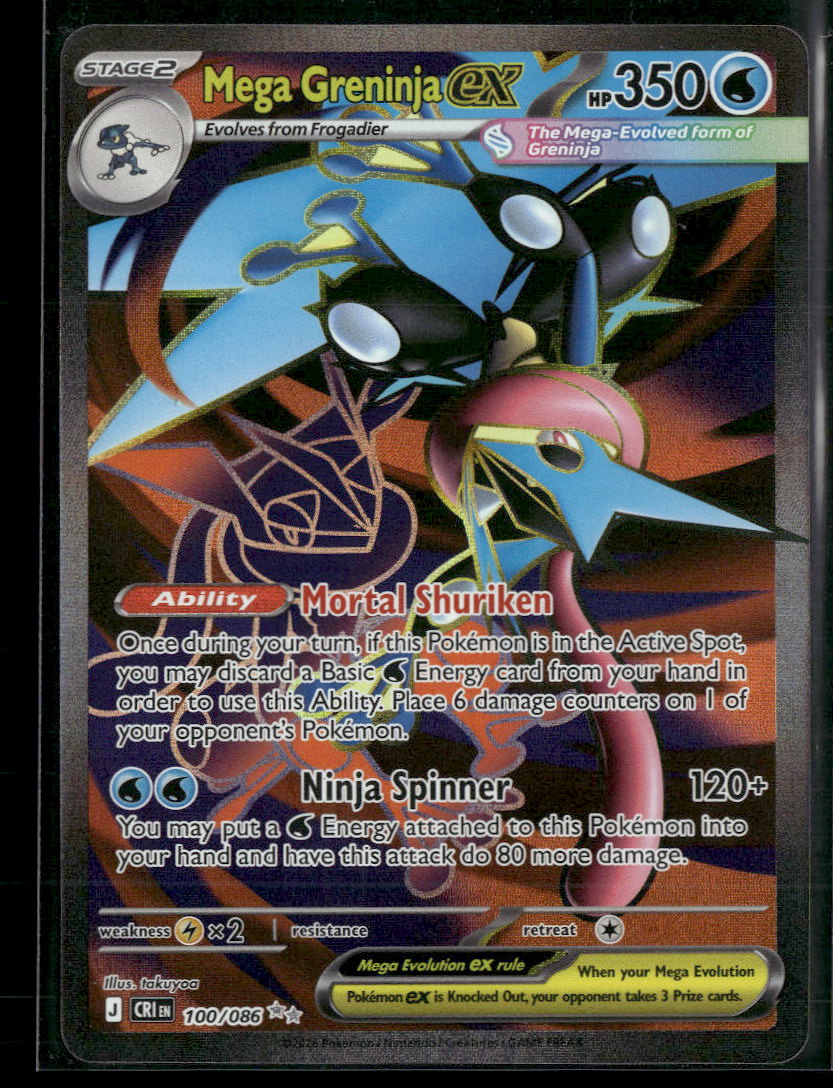 ME04: Chaos Rising Mega Greninja ex #100/086