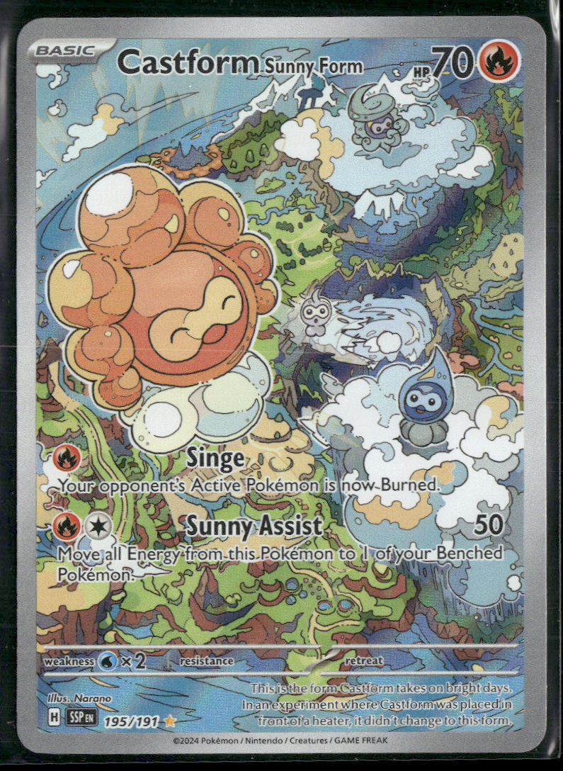 SV08: Surging Sparks Castform Sunny Form #195/191