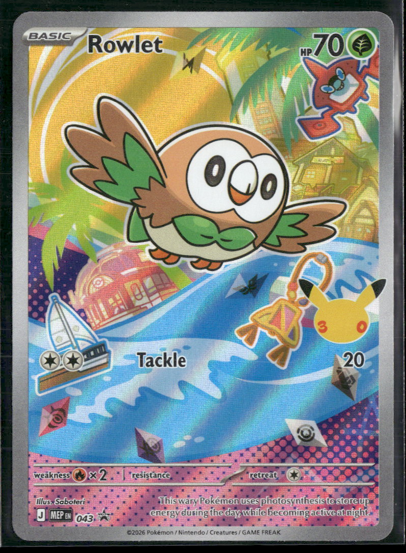 ME: Mega Evolution Promo Rowlet #043
