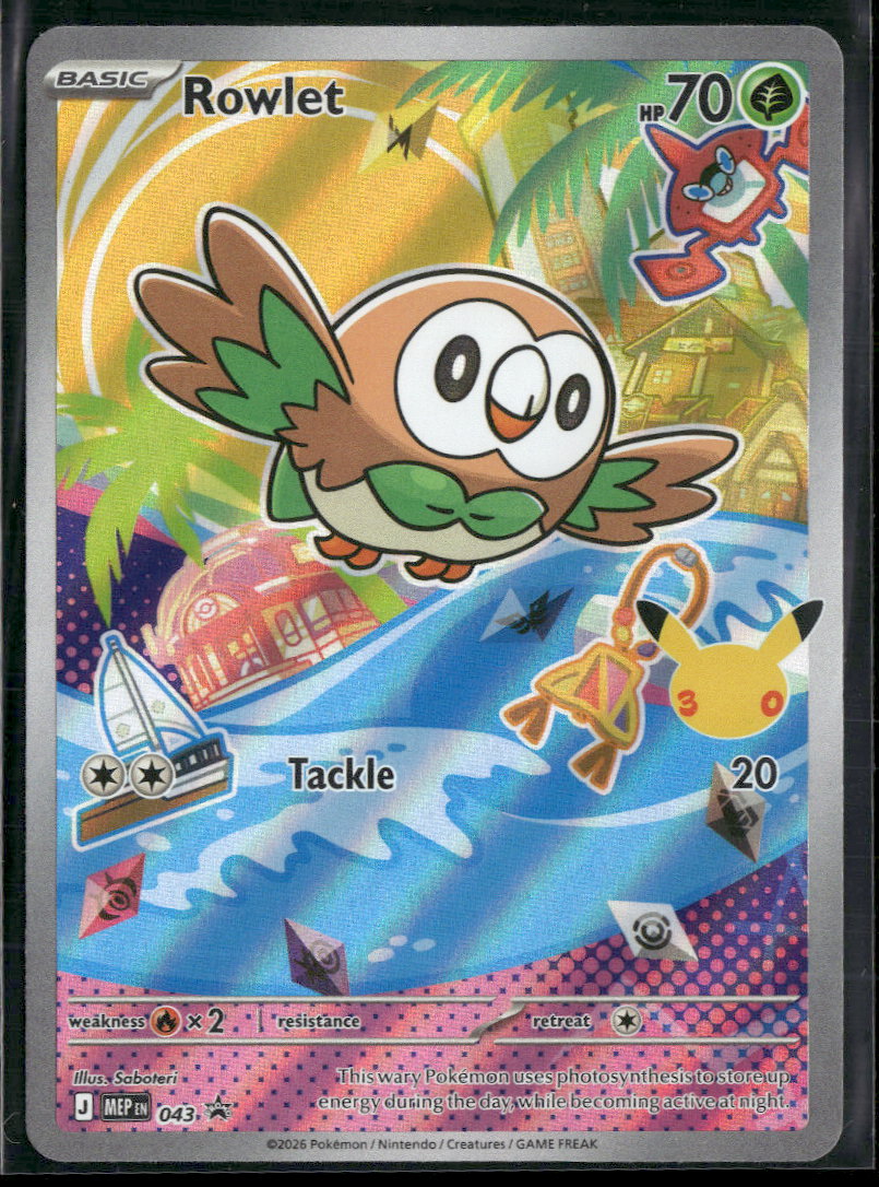 ME: Mega Evolution Promo Rowlet #043