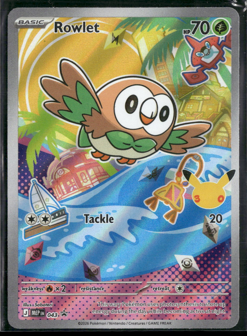 ME: Mega Evolution Promo Rowlet #043