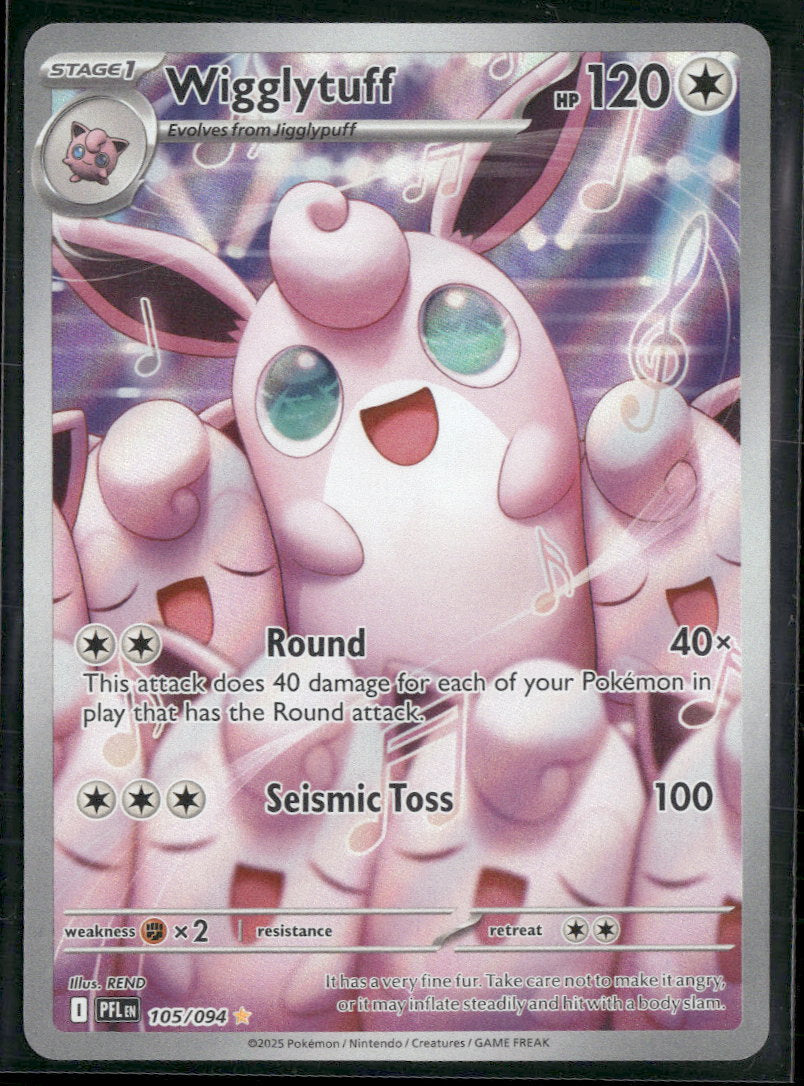 ME02: Phantasmal Flames Wigglytuff #105/094