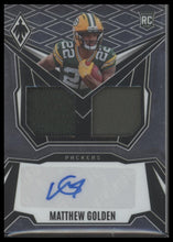 2025 Panini Phoenix RPS Dual Rookie Patch Autographs Matthew Golden #/249