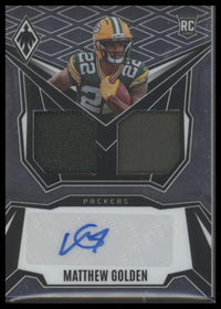 2025 Panini Phoenix RPS Dual Rookie Patch Autographs Matthew Golden #/249