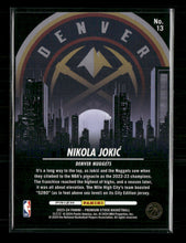 2023-24 Hoops Premium Stock City Edition Gold Prizm Nikola Jokic #/10 #13