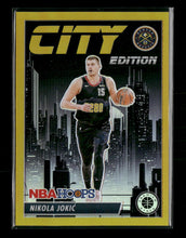 2023-24 Hoops Premium Stock City Edition Gold Prizm Nikola Jokic #/10 #13