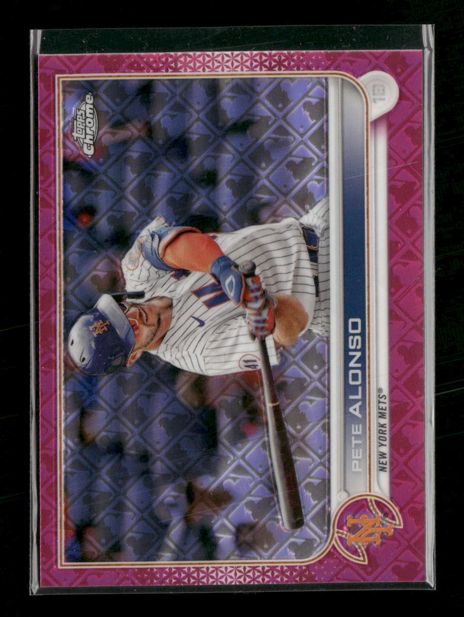 2022 Topps Chrome Sonic Pink Refractor Pete Alonso #209