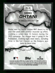 2026 Bowman Electric Sluggers Refractor Shohei Ohtani #ES-18