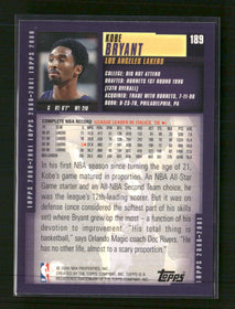 2000-01 Topps Kobe Bryant #189
