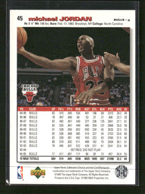 1995-96 Collector's Choice Player's Club Michael Jordan #45