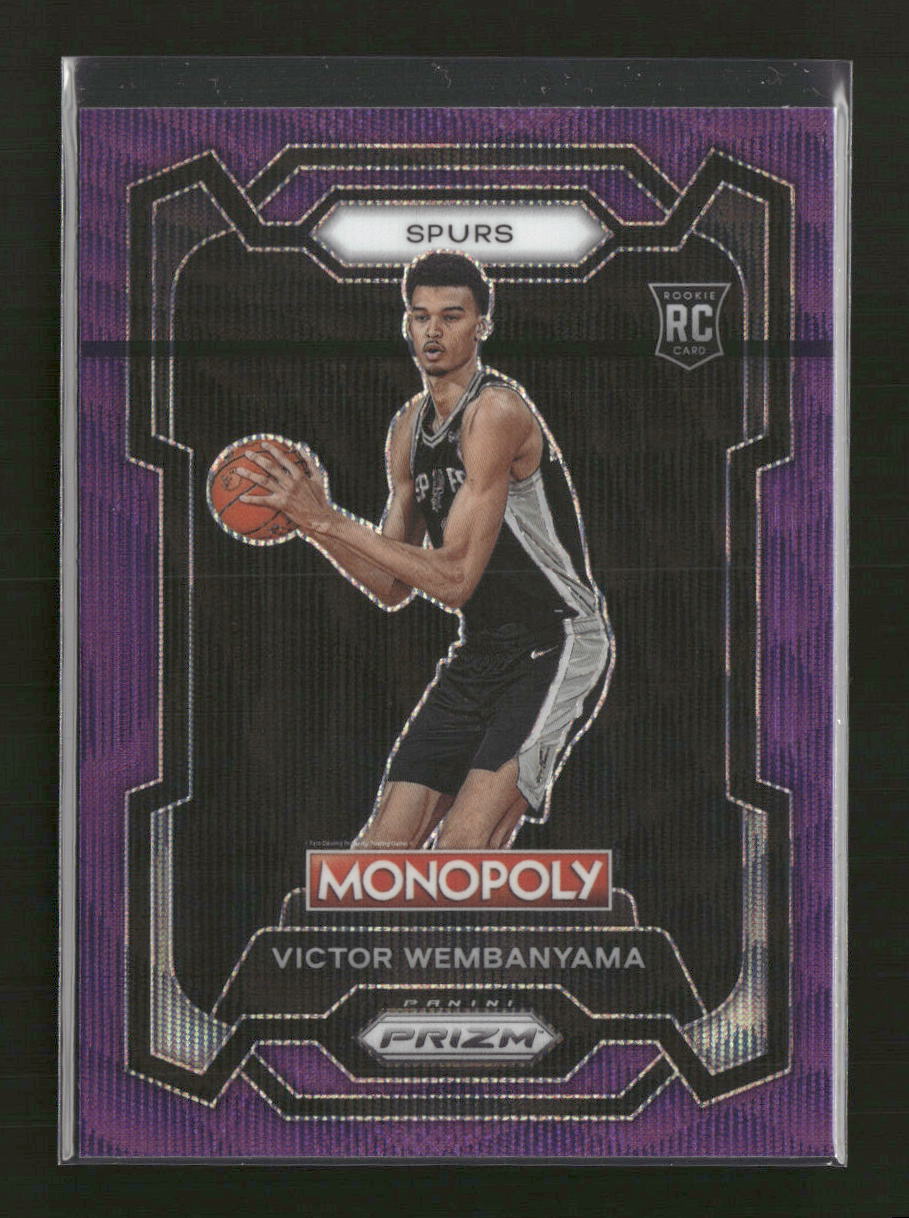 2023-24 Panini Prizm Monopoly Purple Wave Victor Wembanyama #81