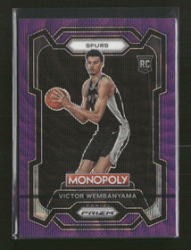 2023-24 Panini Prizm Monopoly Purple Wave Victor Wembanyama #81
