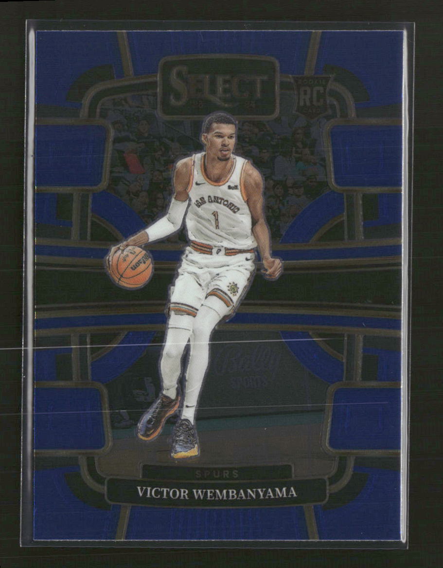 2023-24 Panini Select Blue (Retail Base) Victor Wembanyama Rookie #87