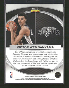2023-24 Panini Prizm Global Reach Victor Wembanyama #2