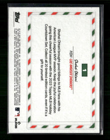 2023 Topps MLB Holiday Countdown Shohei Ohtani #1