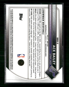 2025-26 Bowman Chrome Rookie Red RC Logo Ace Bailey #BRR-5