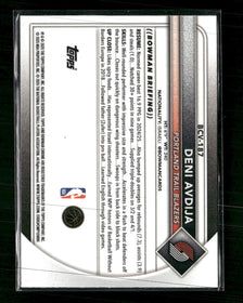 2025-26 Bowman Chrome Burgundy Mojo Refractors Deni Avdija #/275 #BCV-187