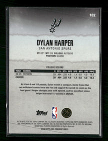 2025-26 Topps Signature Class Pandora Refractor Dylan Harper Rookie #102