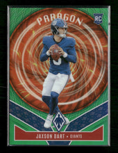 2025 Panini Phoenix Paragon Green Prizm Jaxson Dart #/99 #4