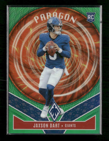 2025 Panini Phoenix Paragon Green Prizm Jaxson Dart #/99 #4