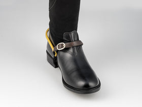 American Equus Spur-Tech Performance Spur Straps -Brown Leather
