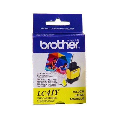 New, Pre-Owned - Brother LC41Y Yellow Ink Cartridge