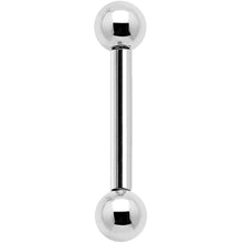 16G 5/16 Grade 23 Titanium 3mm Ball Internally Threaded Barbell