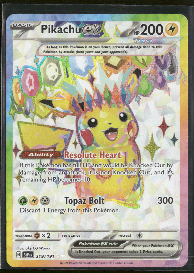 SV08: Surging Sparks Pikachu ex #219/191