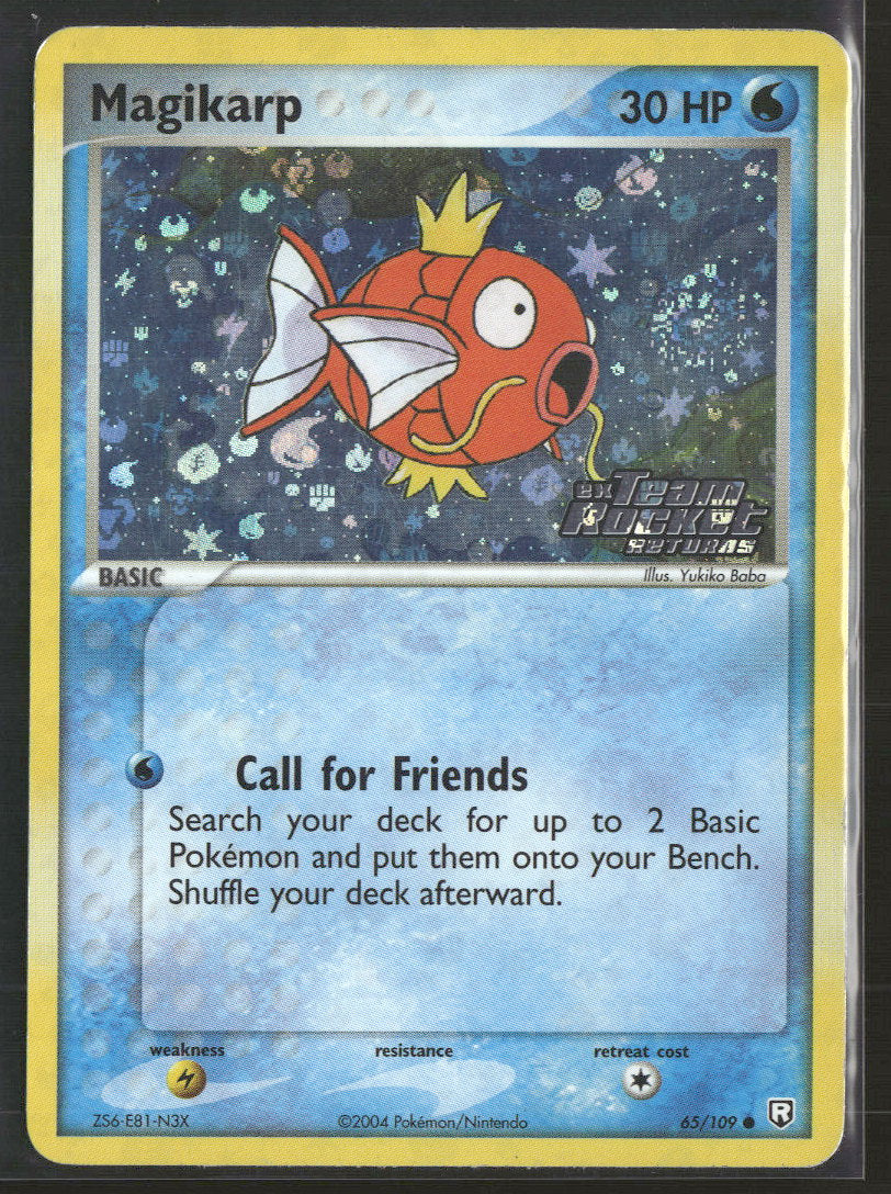 Team Rocket Returns Magikarp #65/109