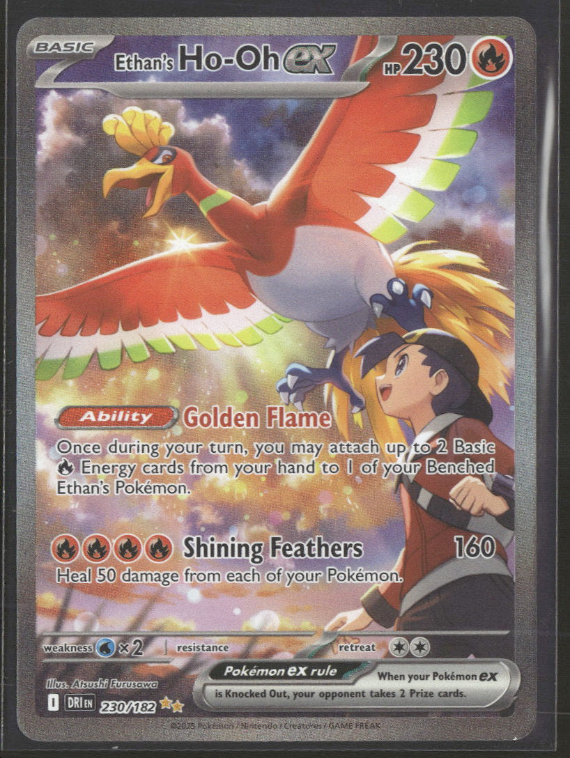 SV10: Destined Rivals Ethan's Ho-Oh ex #230/182