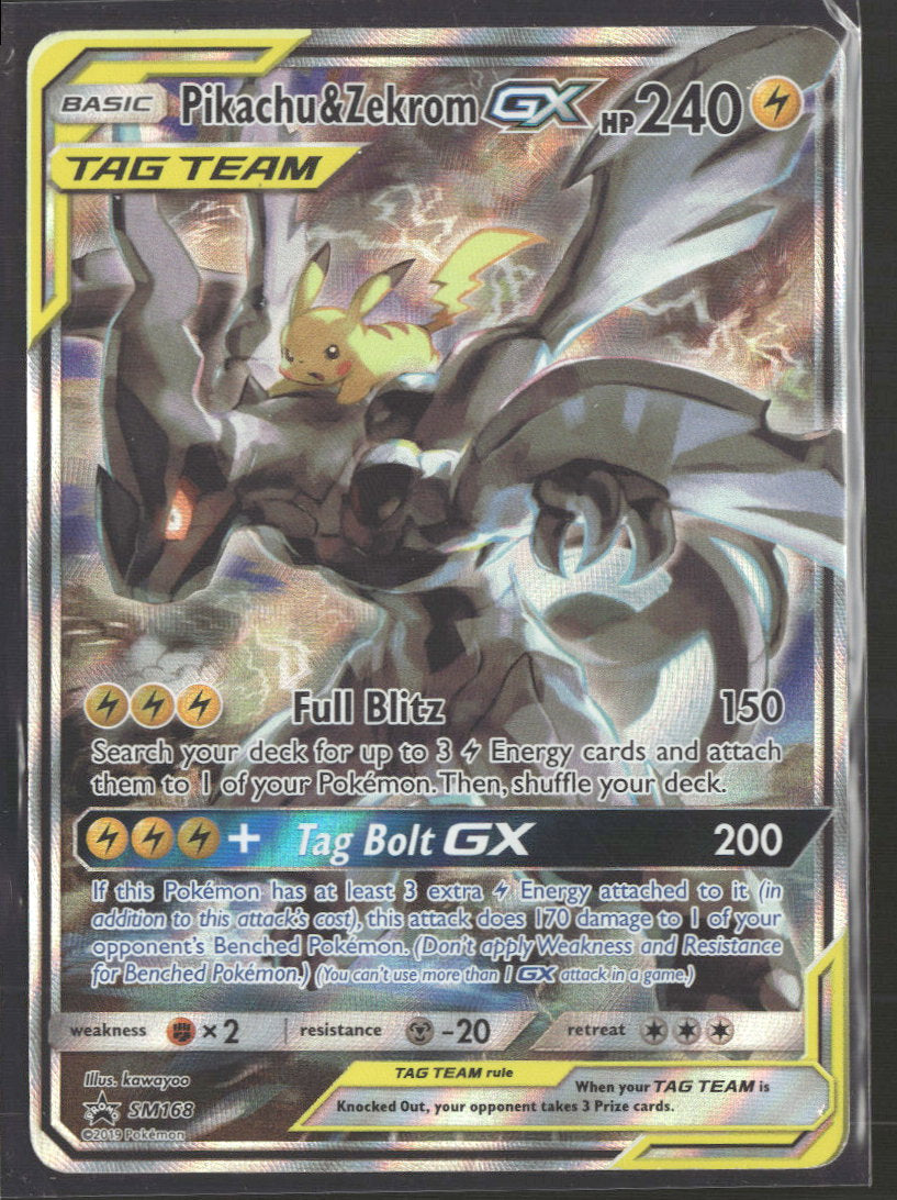 SM Promos Pikachu & Zekrom GX #SM168