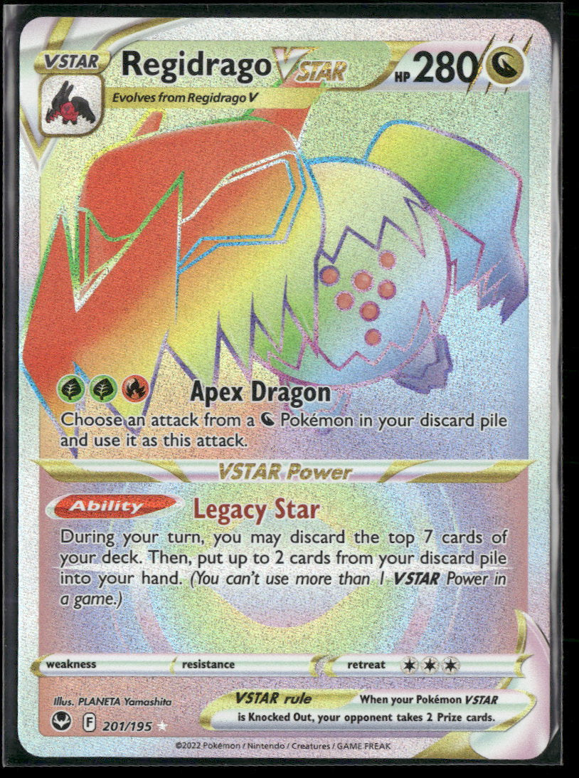 SWSH12: Silver Tempest Regidrago VSTAR (Secret) #201/195