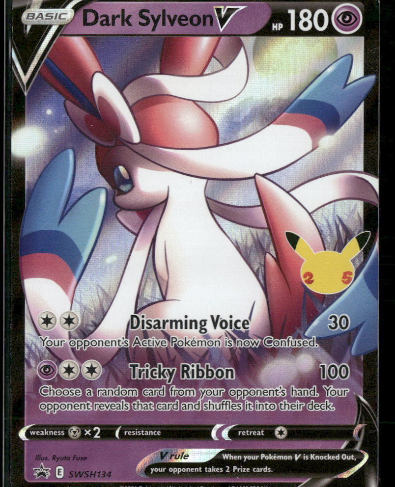 SWSH: Sword & Shield Promo Cards Dark Sylveon V #SWSH134