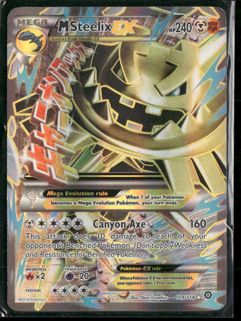 XY - Steam Siege M Steelix EX (Full Art) #109/114
