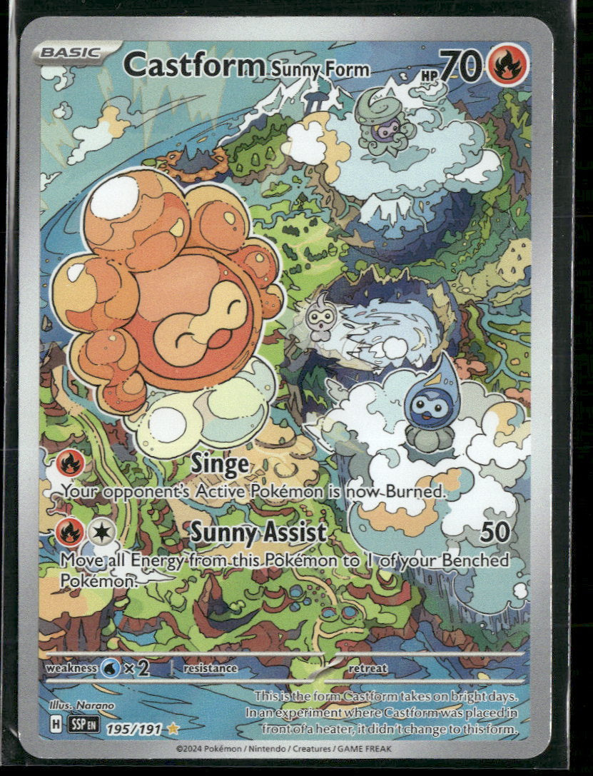 SV08: Surging Sparks Castform Sunny Form #195/191