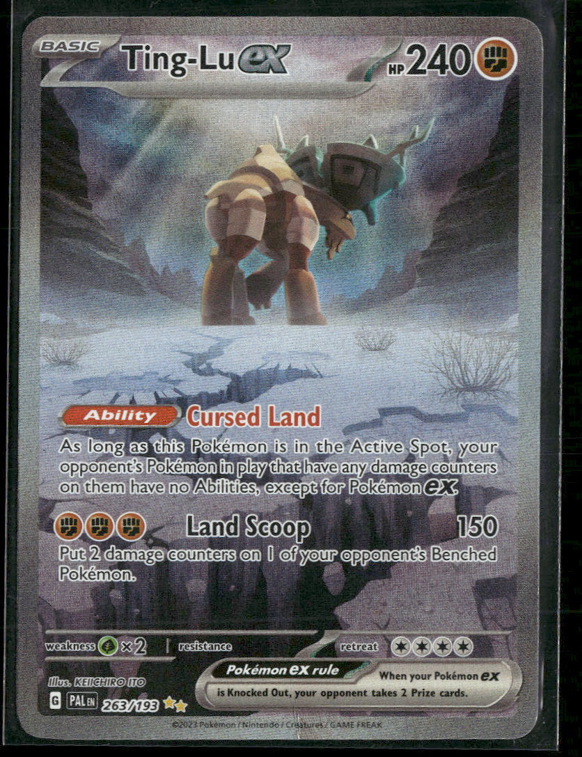 SV02: Paldea Evolved Ting-Lu ex #263/193