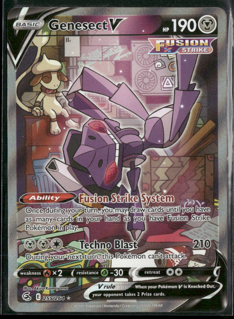 SWSH08: Fusion Strike Genesect V (Alternate Full Art) #255/264