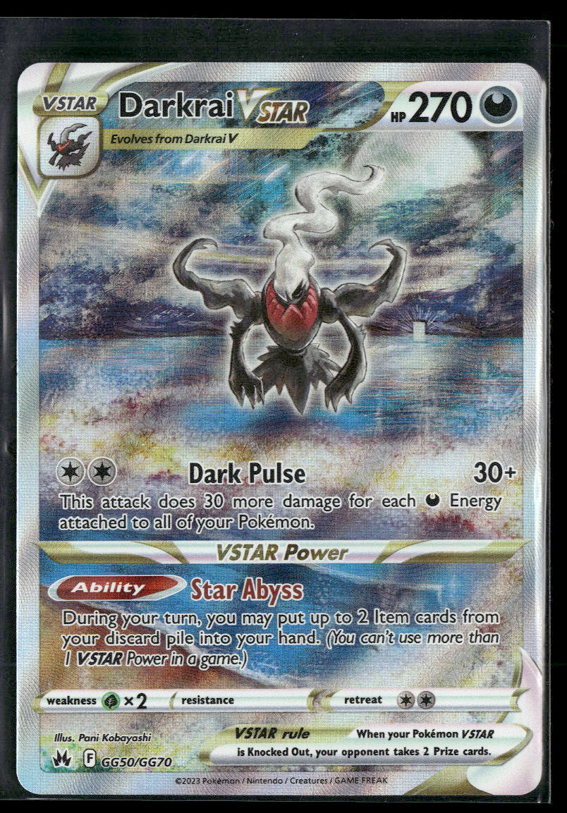 SWSH: Crown Zenith: Galarian Gallery Darkrai VSTAR #GG50/GG70