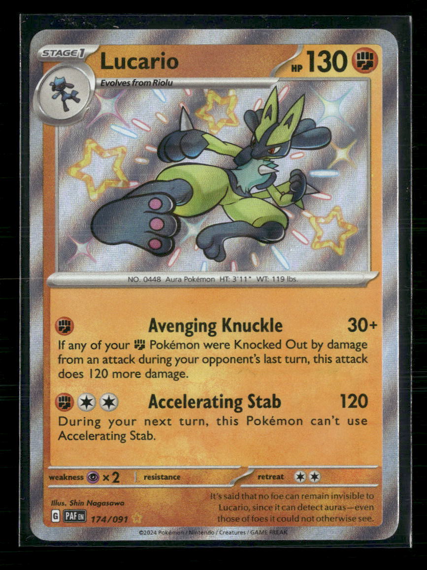 SV: Paldean Fates Lucario #174/091