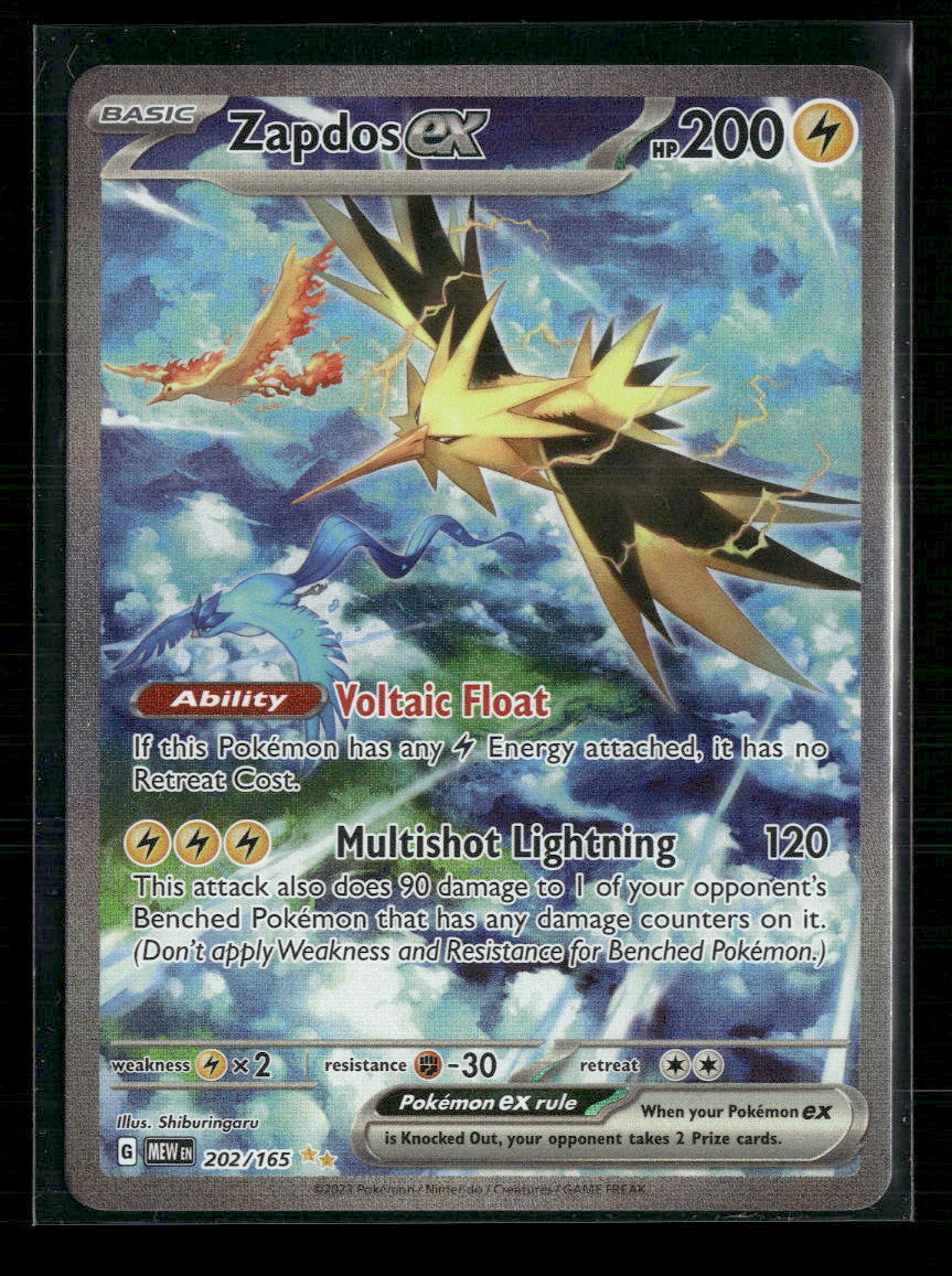 SV: Scarlet & Violet 151 Zapdos ex #202/165