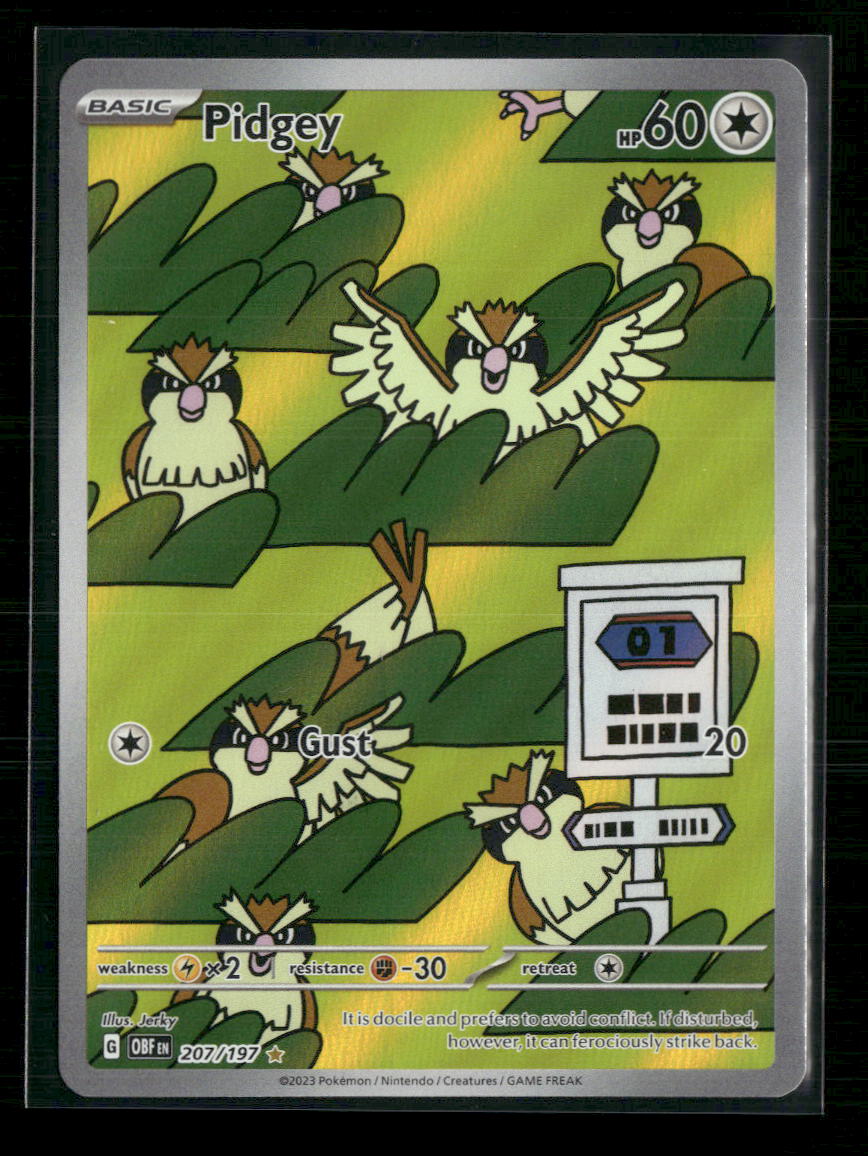 SV03: Obsidian Flames Pidgey #207/197