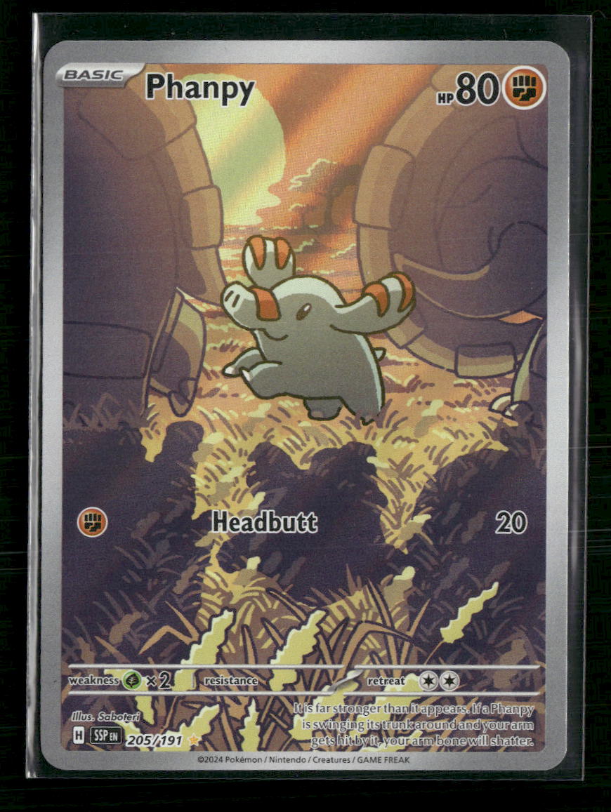 SV08: Surging Sparks Phanpy #205/191