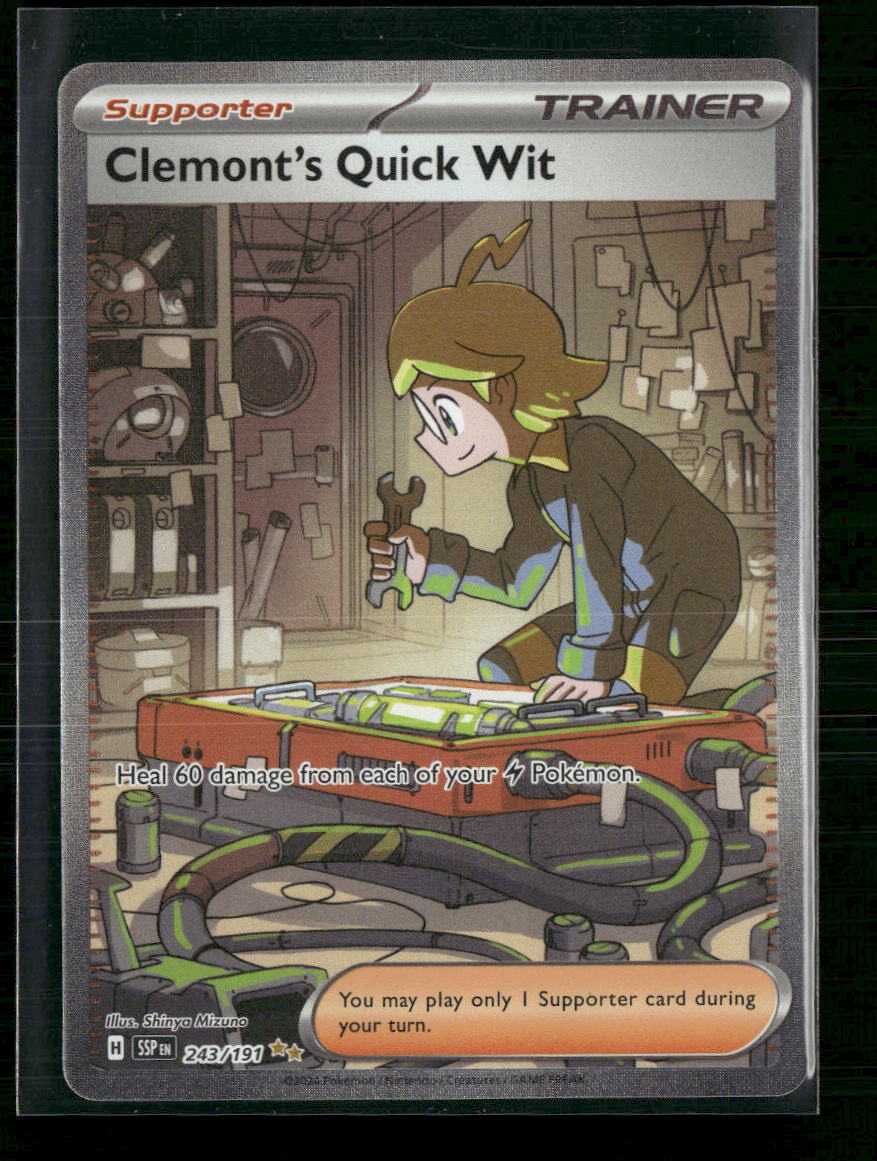 SV08: Surging Sparks Clemont's Quick Wit #243/191