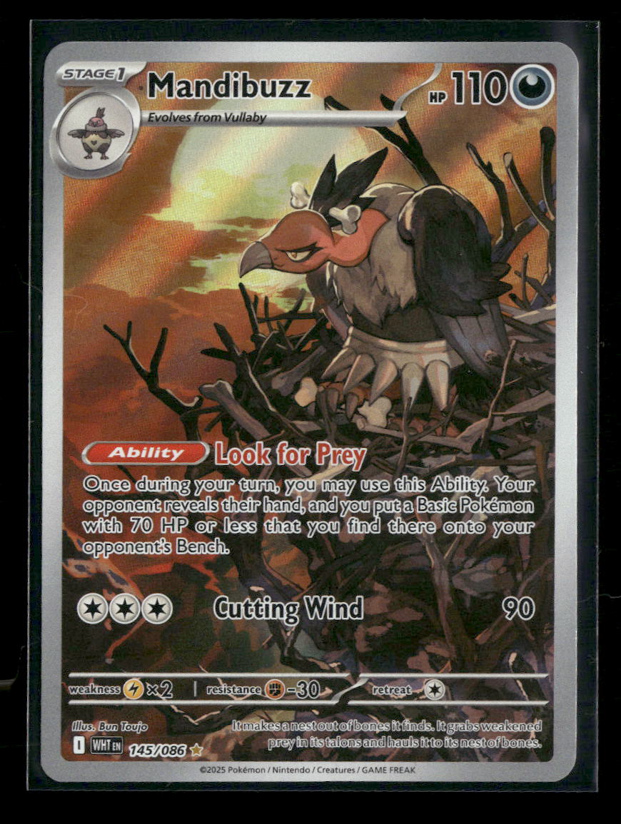 SV: White Flare Mandibuzz #145/086