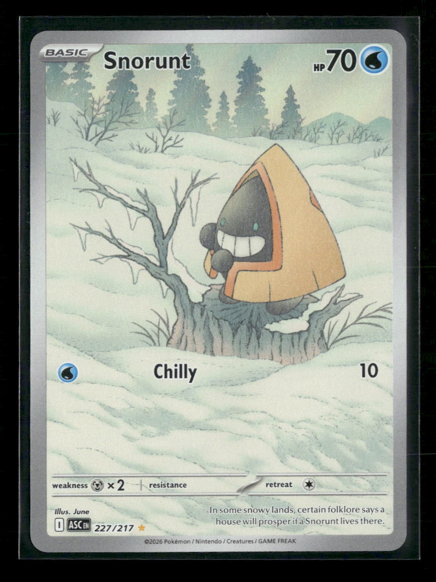 ME: Ascended Heroes Snorunt #227/217