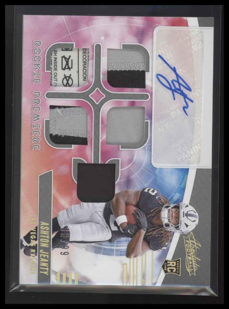 2025 P Absolute RC Premiere Materials Auto Spectrum Ashton Jeanty #/99 #RPM-AJY